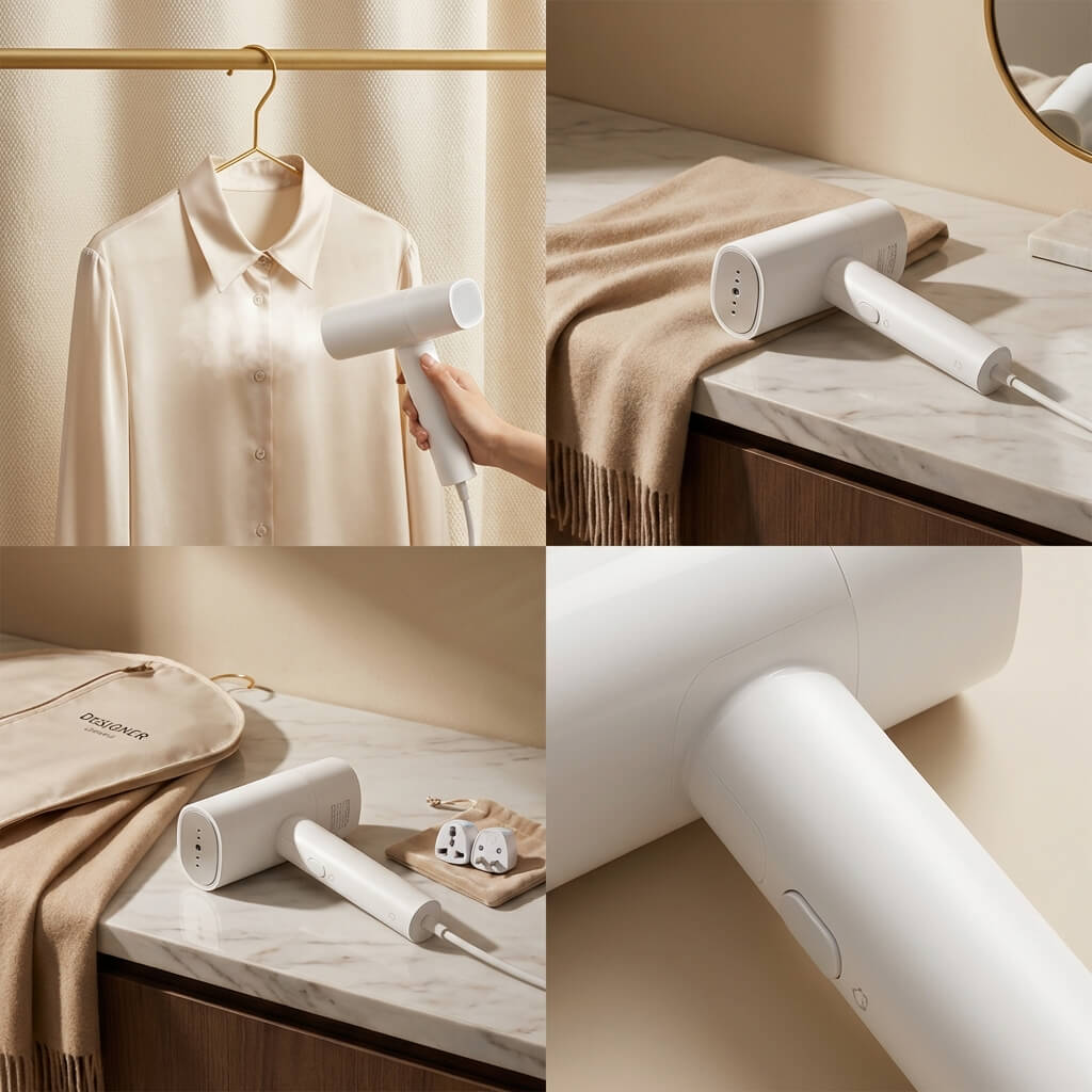 Portable Garment Steamer | Wrinkle-Free in Minutes