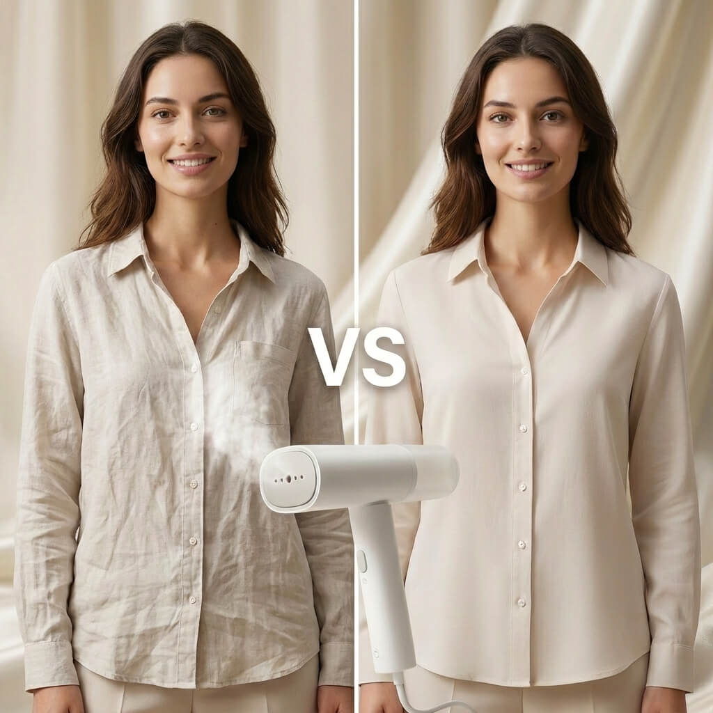 Portable Garment Steamer | Wrinkle-Free in Minutes