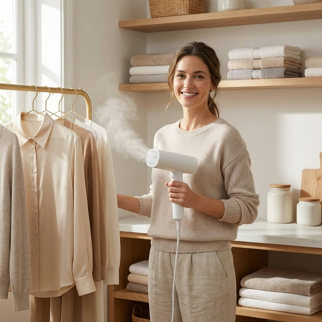 Portable Garment Steamer | Wrinkle-Free in Minutes