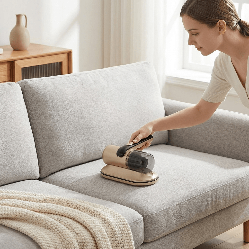 Deep-Clean Wireless Mite Remover | Powerful Anti-Allergen Cleaning
