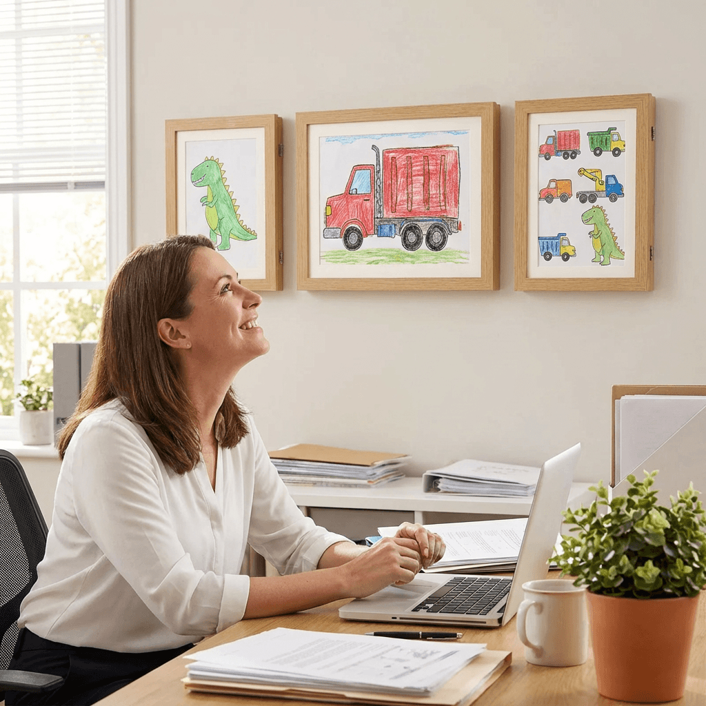 Interchangeable Artwork Frame A4 | Display & Store Your Child’s Artwork in Seconds