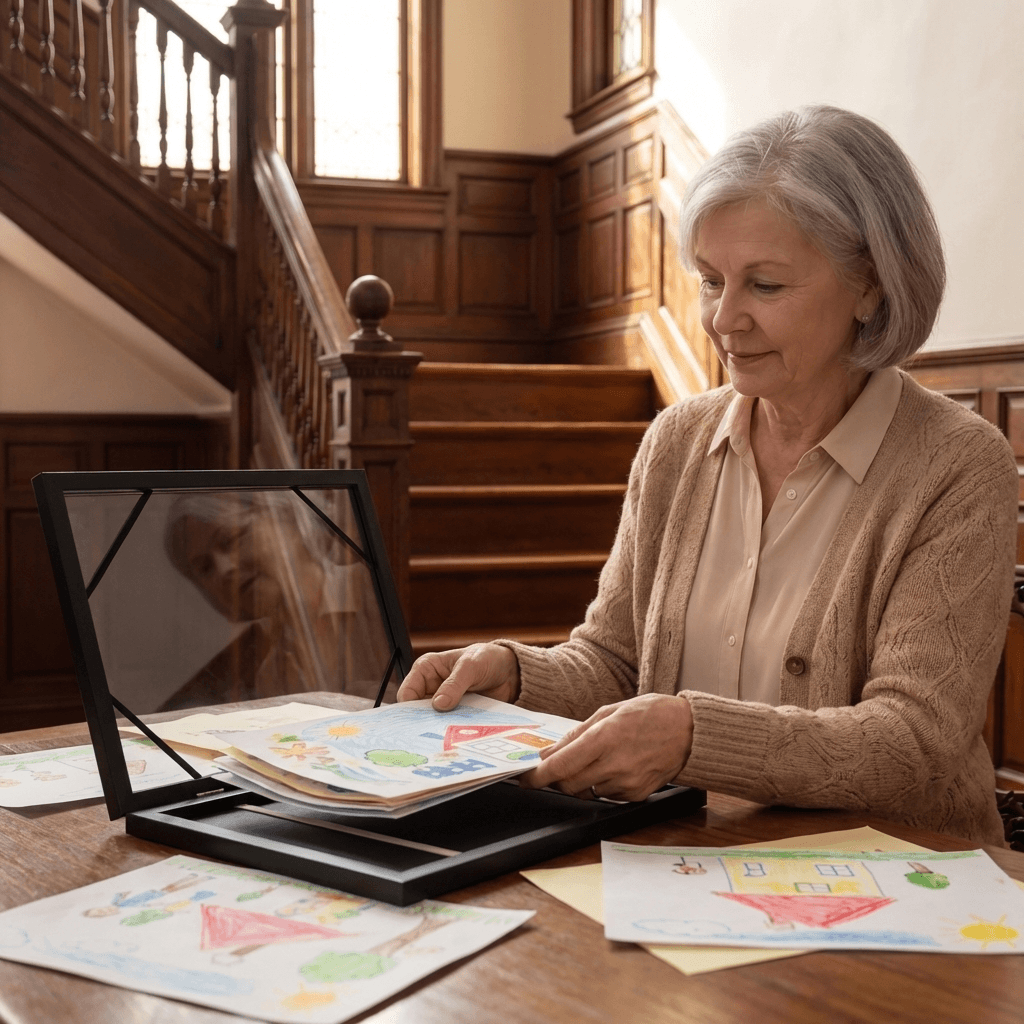 Interchangeable Artwork Frame A4 | Display & Store Your Child’s Artwork in Seconds